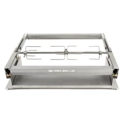 Der Merklinger Rotisserie 800 Basis Inkl. Motor + Fleischklammer 2er Set