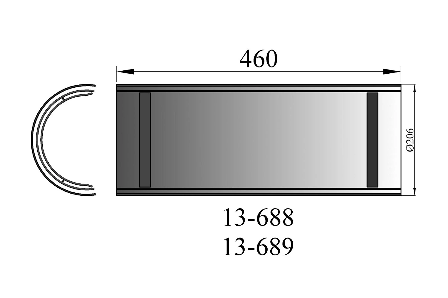 Hitzeschild doppelwandig für Rauchrohr Stahl 460 mm Ø 150 mm schwarz Hitzeschild Doppelwandig Für Rauchrohr Stahl 460 Mm Ø 150 Mm Schwarz -Cafiro Geschaft 031b56f985c4ceade19de32ace29ea76