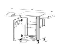 Cozze Outdoor Tisch Für Cozze Plancha 600 -Cafiro Geschaft 08acf0361506b153238dddc2bbe6c978