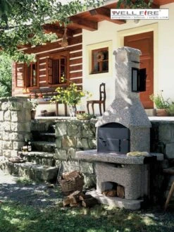 Grillkamin Wellifre NOVA QUATTRO 4 In 1 Braun, Mit Betonhaube -Cafiro Geschaft 1233 2