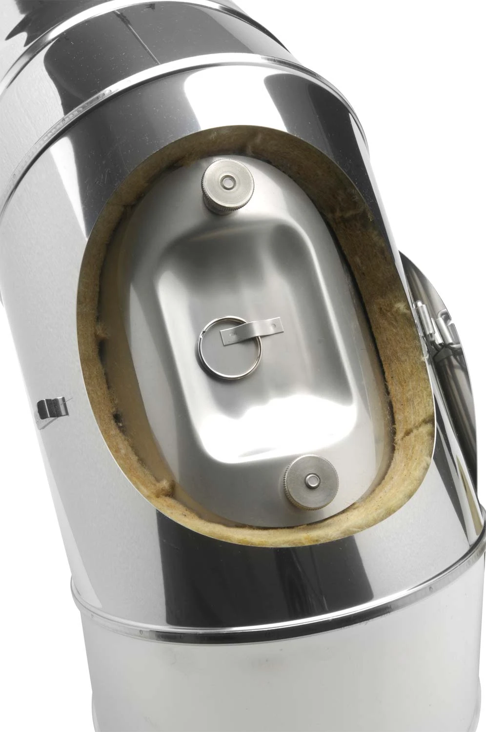 Schornstein Winkel 90° doppelwandig mit Prüföffnung - eka complex D 25 Schornstein Winkel 90° Doppelwandig Mit Prüföffnung - Eka Complex D 25 -Cafiro Geschaft 129 3