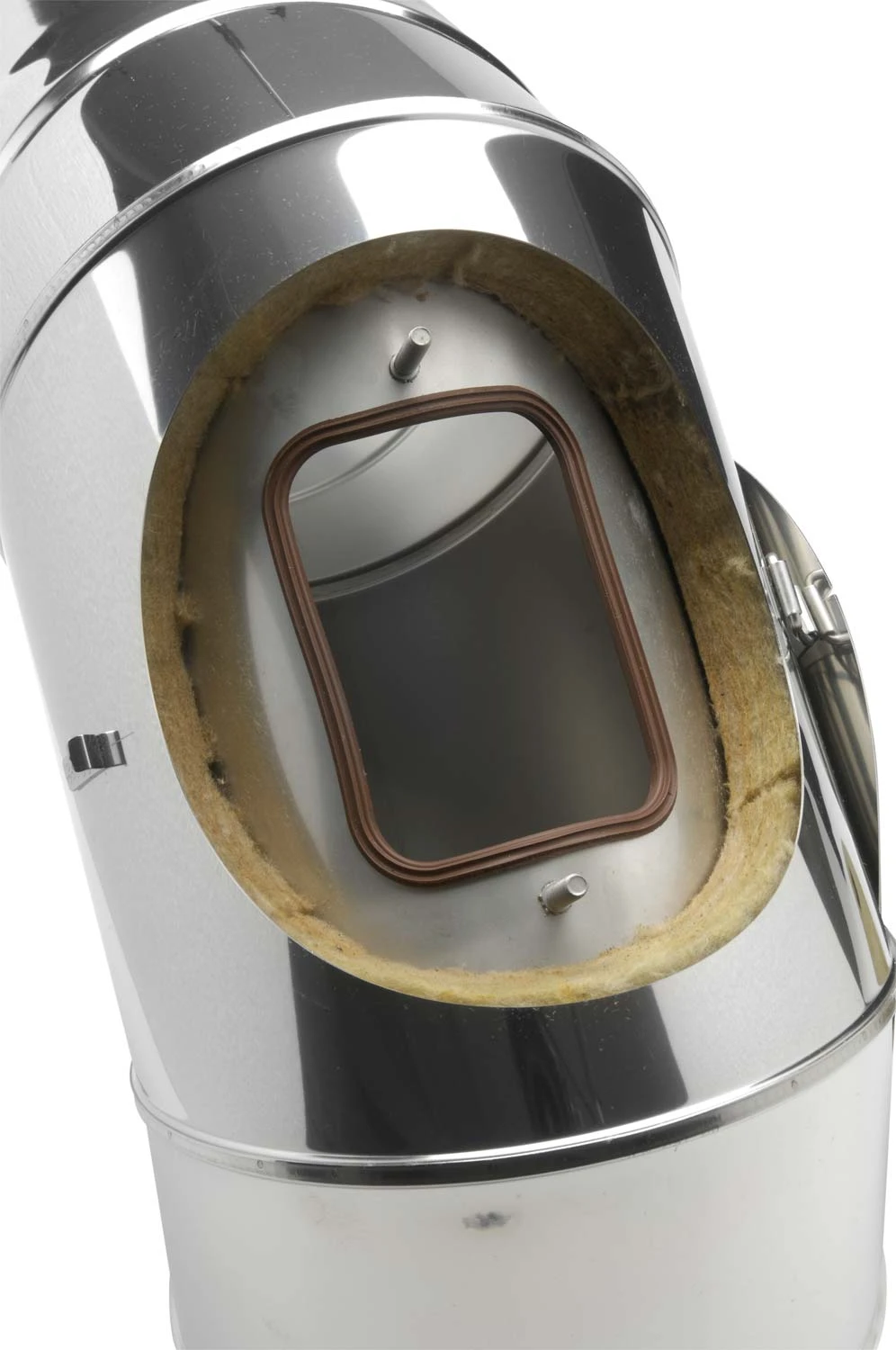 Schornstein Winkel 90° doppelwandig mit Prüföffnung - eka complex D 25 Schornstein Winkel 90° Doppelwandig Mit Prüföffnung - Eka Complex D 25 -Cafiro Geschaft 129 4