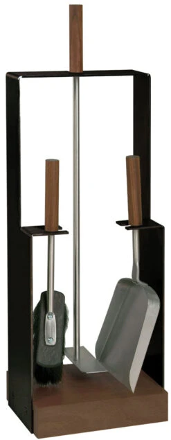 Kaminbesteck Aus Edelstahl Lienbacher 3- Teilig, Schwarz Beschichtet