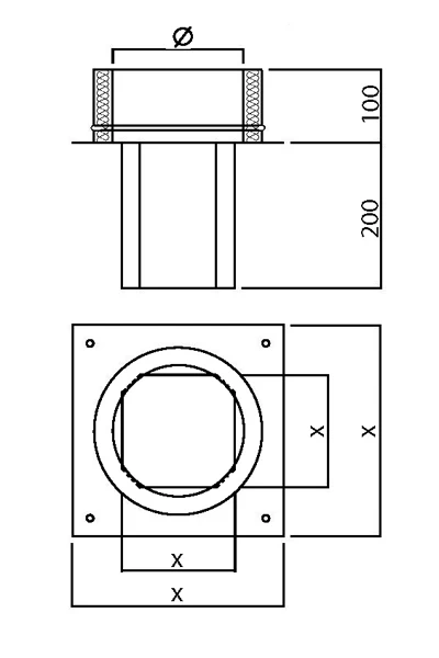 Schornsteinverlängerung 2,0 m doppelwandig Edelstahl - konfigurierbar EKA Schornsteinverlängerung 2,0 M Doppelwandig Edelstahl - Konfigurierbar -Cafiro Geschaft 20d9134cd3eb526dac0840210a980fba