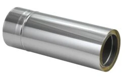 Schornsteinrohr Edelstahl 540 Mm Doppelwandig Kürzbar - Eka Complex D 25 -Cafiro Geschaft 212 2