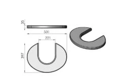 Kaminofen TermaTech TT20Rs Speckstein Schwarz, 5 KW -Cafiro Geschaft 2511 473466