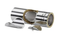 Schornsteinrohr Edelstahl 540 Mm Doppelwandig Mit Prüföffnung - Eka Cosmos D 25 -Cafiro Geschaft 2c48404a1036474bf11e9c9814182f2c