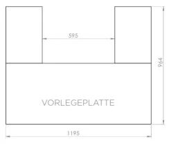 Vorlegeplatte ESG Klarglas Nordpeis Kaminbausatz Pisa