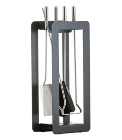 Kaminbesteck Stahl Edelstahlbestecke Heibi, 4-teilig