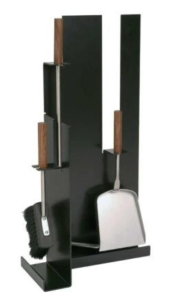 Kaminbesteck Edelstahl 3- Teilig, Schwarz Beschichtet