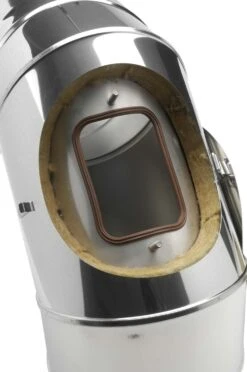 Schornstein Winkel 90° Doppelwandig Mit Prüföffnung - Eka Complex D 50 -Cafiro Geschaft 3906 4