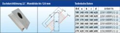 EKA Brandschutz Dachdurchführung 22°, Wandstärke Bis 120 Mm 2 EKA Brandschutz Dachdurchführung 22°, Wandstärke Bis 120 Mm -Cafiro Geschaft 4577 2