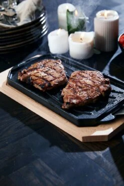 Cozze Gusseisenpfanne Mit Bambus Servierbrett, 16,5x33 Cm -Cafiro Geschaft 4eef313d6d82418feec5d5f000a77c3e