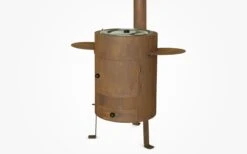 Fondueofen Feu Du Jardin DELUXE Rost Inkl Grillrost, Edelstahlpfanne