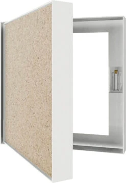 Revisionstür Mit Schnappverschluss Schwenkbar, Weiß