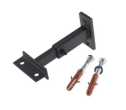 Wandhalter Verstellbar 100-150 Mm Für Rauchrohr Stahl Doppelwandig Ø 150 Mm Schwarz