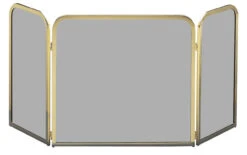 Kamingitter Glas Messing Lienbacher, 3-teilig