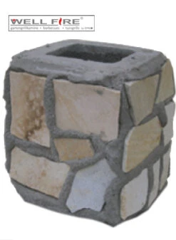 Haubenverlängerung Quarzit Für Grillkamin LANDAU