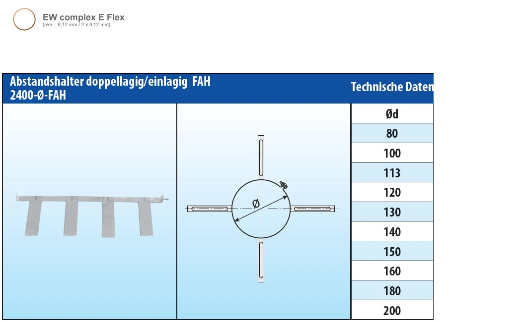 Abstandhalter Schornstein Flexrohr Edelstahl - eka complex E Flex Abstandhalter Schornstein Flexrohr Edelstahl - Eka Complex E Flex -Cafiro Geschaft 68183cd5412b81ca2a13bfc5d48b3509