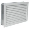 Kaltluftgitter Stahl Weiß