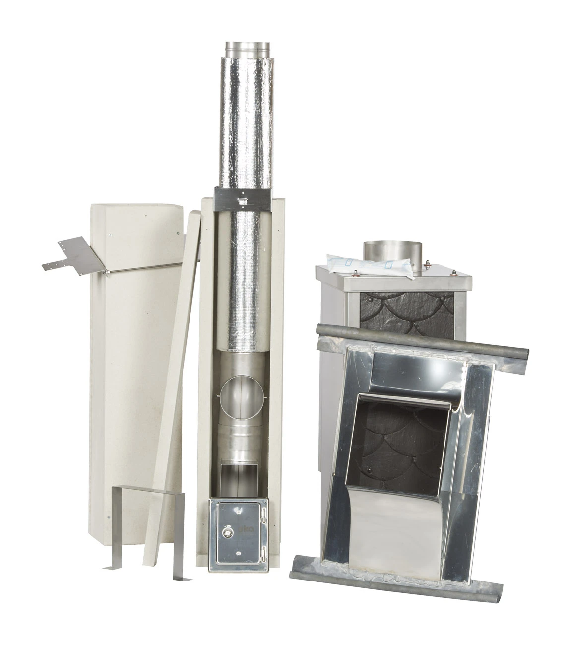 F90 Leichtbauschornstein 5,2 m V4A-Edelstahl NW 250 mm - eka L90 Compact F90 Leichtbauschornstein 5,2 M V4A-Edelstahl NW 250 Mm - Eka L90 Compact -Cafiro Geschaft 7a6ccd177435cd1aebc3252d6a9c7339