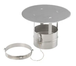 Regenhaube Edelstahl Einwandig - Eka Complex E