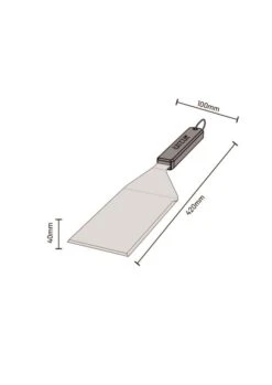 Cozze Spatel L 42, 20x10 Cm -Cafiro Geschaft 90309 20 01