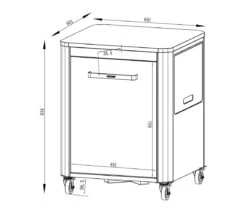 Cozze Outdoor Tisch Für Cozze Plancha 600 -Cafiro Geschaft 90522 20 01