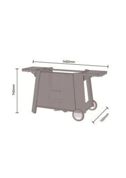 Cozze Outdoor Tisch Für Plancha 800 -Cafiro Geschaft 90534 20 01