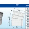 Schornstein Winkel 15° Doppelwandig - Eka Complex D 25