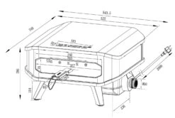Cozze 13“ Pizzaofen Mit Pizzastein Elekt. 2200 Watt -Cafiro Geschaft 9f16e2842d4952d4c7e66796197b5de0