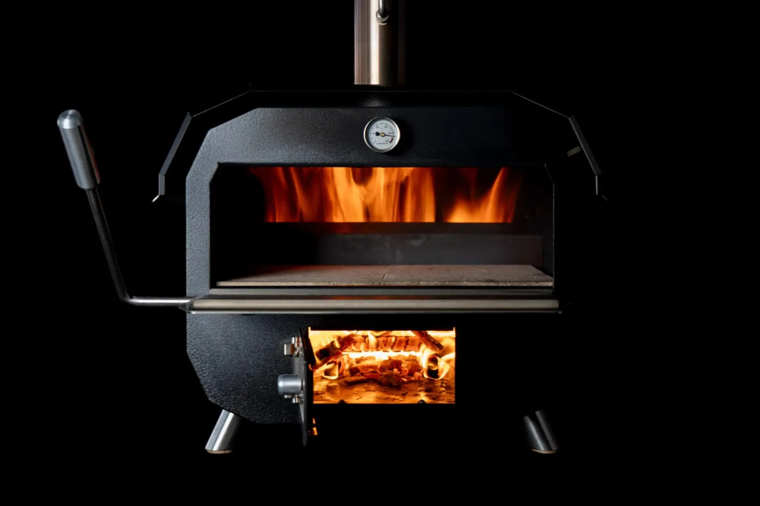 Der Merklinger BOBBY schwarz Der Merklinger BOBBY Schwarz -Cafiro Geschaft DerMerklinger HolzbackofenFlamme Schwarz Kleiner 9