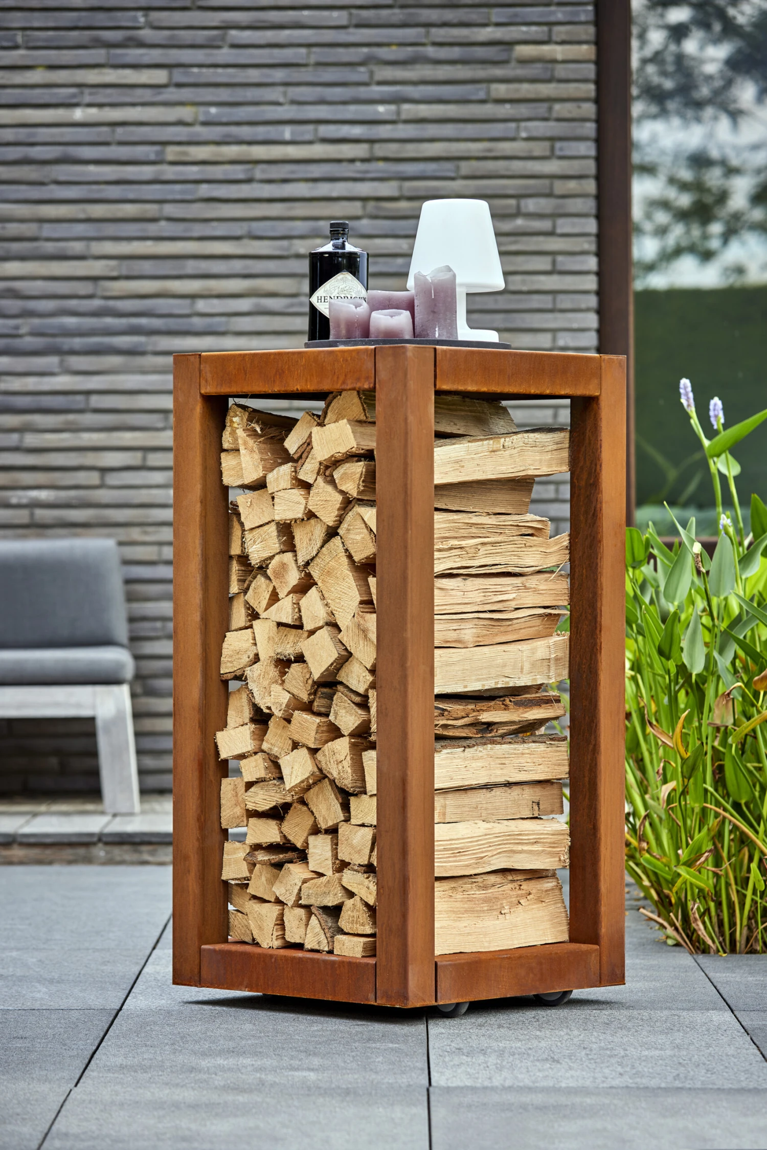 Holzlager Cortenstahl RB73 QUARUBOX Holzlager Cortenstahl RB73 QUARUBOX -Cafiro Geschaft RB7320Quarubox20002 scaled