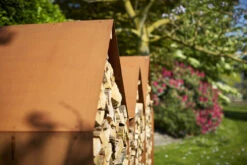 Holzlager Cortenstahl RB73 BRUGES -Cafiro Geschaft Wood20Storage20detail2003