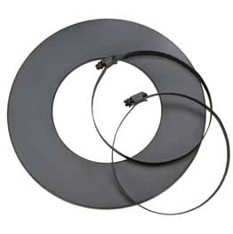 Rosette mit zwei Schellen für Aluflexrohr, grau Rosette Mit Zwei Schellen Für Aluflexrohr, Grau -Cafiro Geschaft a569f359f28f8b6a5bba320e5b44b497