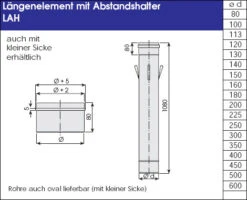 F90 Leichtbauschornstein 8,2 M V4A-Edelstahl NW 200 Mm - Eka L90 Compact -Cafiro Geschaft a848b2b97bf535d372db810678b8c346