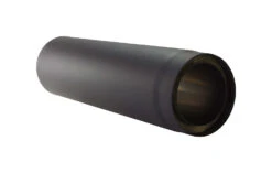 Rauchrohr Stahl Doppelwandig 1000 Mm Ø 150 Mm Schwarz