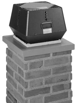 Rauchsauger Exodraft RSV 016 Vertikal Für Feste Brennstoffe