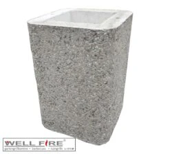 Haubenverlängerung Wellfire Grillkamin NOVA, NOVA Quattro Braun