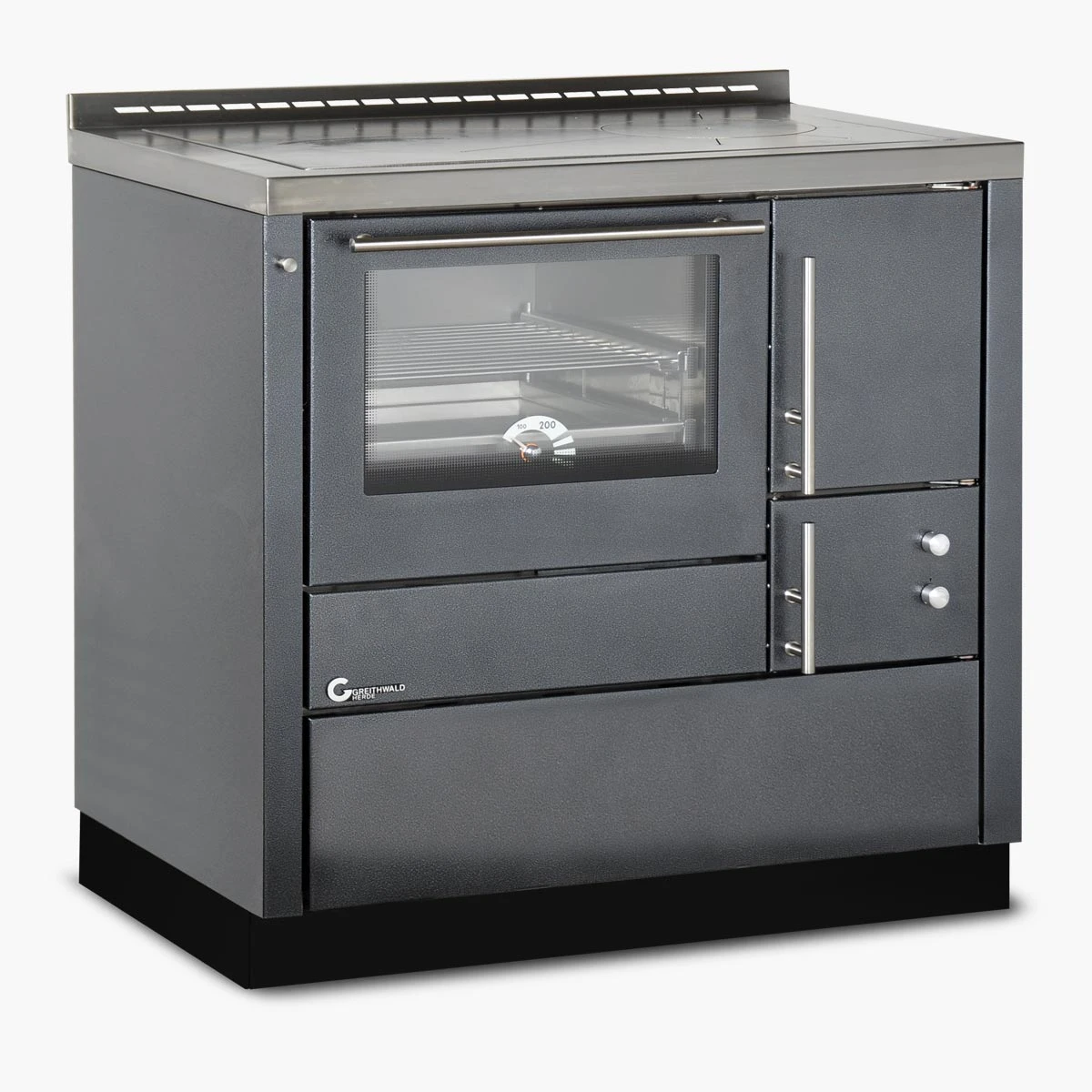 Holzherd Greithwald Öko Easy 90, 7,33 kW Holzherd Greithwald Öko Easy 90, 7,33 KW -Cafiro Geschaft cucina a legna oe 90