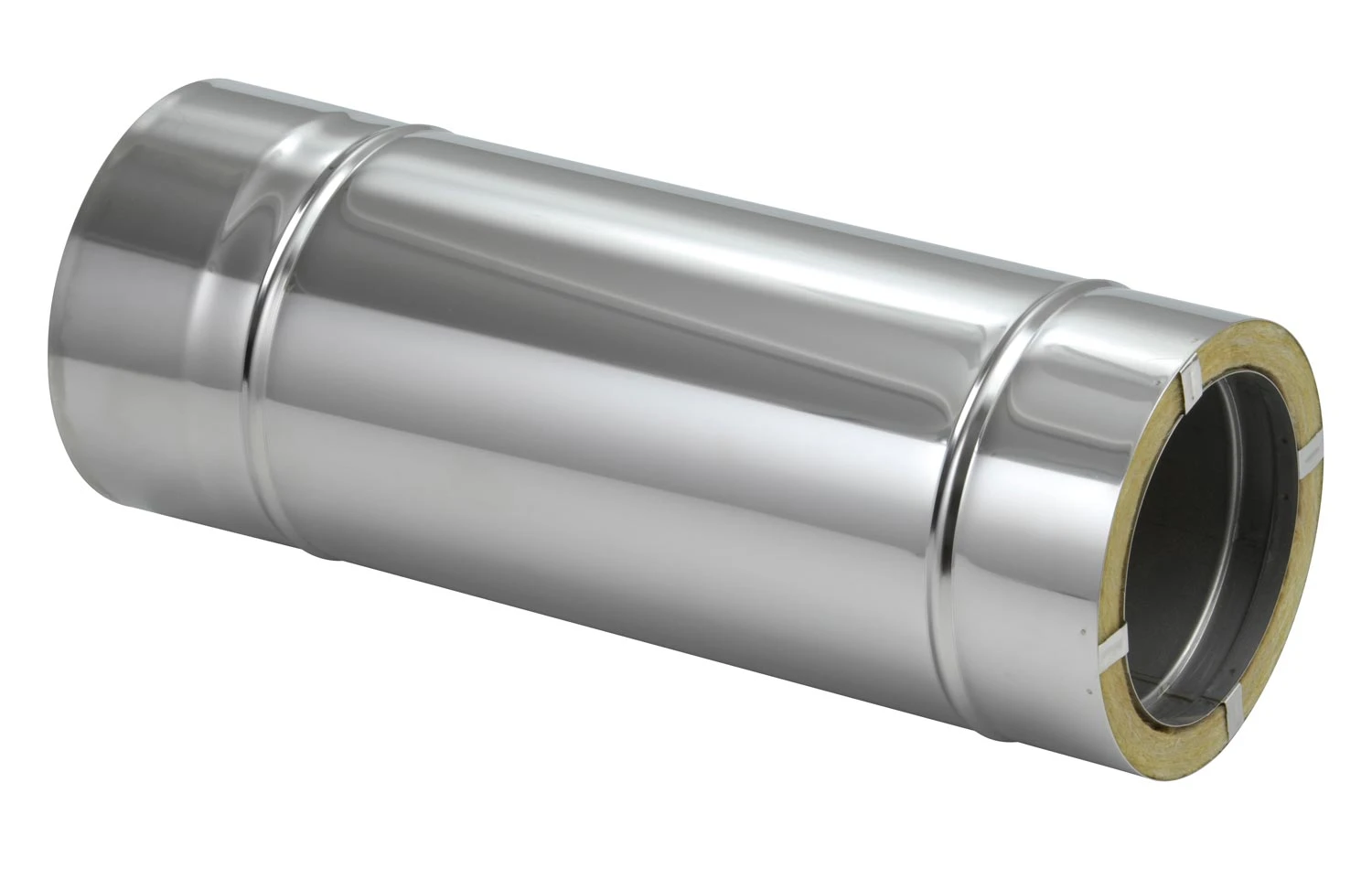 Schornsteinverlängerung 2,0 m doppelwandig Edelstahl - konfigurierbar EKA Schornsteinverlängerung 2,0 M Doppelwandig Edelstahl - Konfigurierbar -Cafiro Geschaft d029b407a641433c14f4be968e26f791
