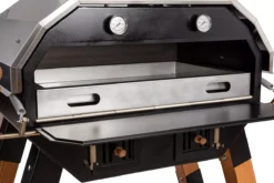 Der Merklinger 1200 Holzofen Standard -Cafiro Geschaft merklinger holzbackofen grill pizzaofen brotbackofen 1200 edelstahl braeter100x59 jpg