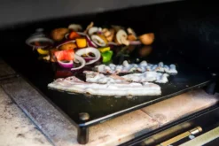 Der Merklinger Feuerplatte 1200 -Cafiro Geschaft merklinger holzbackofen grill pizzaofen brotbackofen feuerplatte jpg